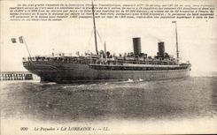 CPA the Steamer Lorraine