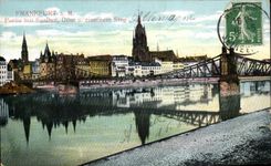 CPA Frankfurt Partie put Saalhof Dom eiserme steg