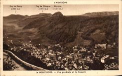 CPA Auvergne the Mount Gilds View And the Capuchin