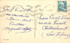 CPA Auvergne the Mount Gilds View And the Capuchin