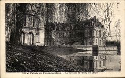 CPA Palais de Fontainebleau La Terrasse de l'Etang des Carpes