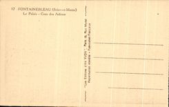 CPA Fontainebleau Le Palais Cour des Adieux