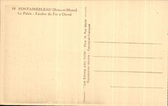 CPA Fontainebleau le Palais Escalier du Fer a Cheval