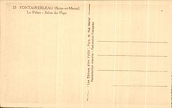 CPA Fontainebleau Le Palais Salon du Pape