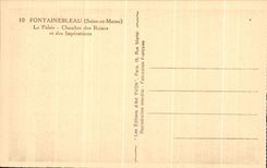 CPA Fontainebleau le Palais Chambre des Reines et des Imperatrices