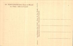 CPA Fontainebleau le Palais Salle du Conseil