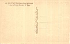 CPA Fontainebleau Jardins du Palais Fontaine de Diane