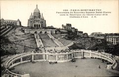CPA Paris Montmartre Panorama Of the New Public garden Saint Pierre Towards