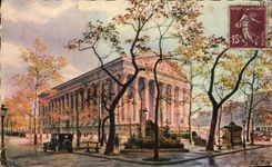 CPA Paris While Strolling Church Of the Madeleine Yvon