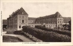 CPA Autun Antique Ecole De Cavalerie