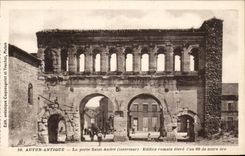CPA Autun Antique La Porte Saint Andre