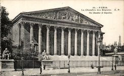 CPA Paris La Chambre des Deputes Tour Eiffel