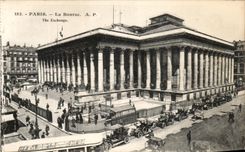 CPA Paris La Bourse Automobile