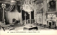 CPA Palais de Fontainbleau Salle du Trone