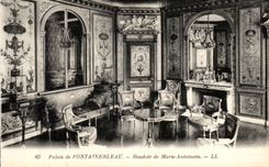 CPA Palais de Fontainbleau Boudoir de Marie Antoinette
