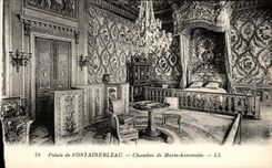 CPA Palais de Fontainbleau Chambre de Marie Antoinette