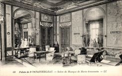 CPA Palais de Fontainbleau Salon de Musique de Marie Antoinette