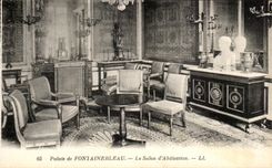 CPA Palais de Fontainebleau Le Salon d'Abdication