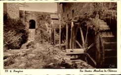 CPA Fougeres Le Chateau Les quatre moulins du chateau