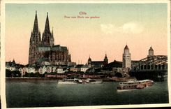 Barco de Goeschem del aus de los Dom Vom Rheim de CPA Coln