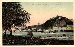 CPA Drachenfels Mit Blick auf Kongswinter und Rhein