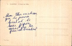 CPA Nantes the Town hall