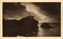 CPA Biarritz Coucher de Soleil