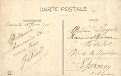 CPA the High Pyrenees Cauterets the City Valley De Cambasque and Monne