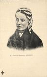 CPA Portrait de Bernadette Soubirous Lourdes
