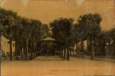 CPA Langeais the Kiosk (chart toilee)