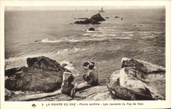 CPA la Pointe Du Raz Pointe extreme Les Courants du Raz de sein