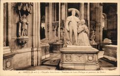 Tumba de St Louis Felipe de la camara acorazada de CPA Dreux y circunferencia del estribillo