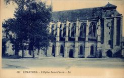 CPA Chartres l'Eglise Saint Pierre