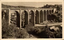 CPA Dinan Viaduc De Lanvallay