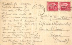 Jardin de CPA Bourges de Fichaux cercano el cuadro total Rosery