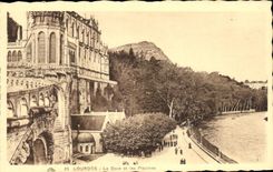 CPA Lourdes Le Gave et les Piscines