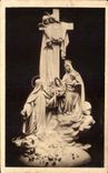 CPA Groupe Sculpte dominant le Maitre Autel dans la Chapelle des Carmelites de Lisieux