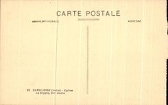 CPA Gargilesse Eglise La Crypte