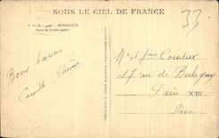 CPA Bordeaux Dans le Jardin public Cygne