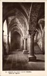 CPA Abbaye Du Mont Saint Michel Salle de l'Aquilon