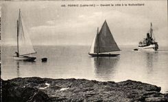 CPA Pornic Devant La Cote A La Noeveillard Bateaux