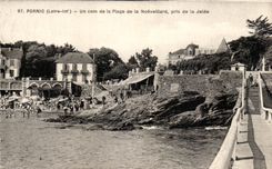 CPA Pornic Un Coin De La Plage De La Noeveillard Pris De La Jetee