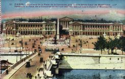 CPA Paris Panorama Of the Place Of the Harmony Taken Towards the Sacring Heart De Montmartre