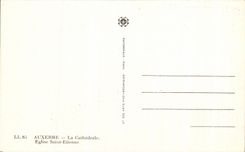 CPA Auxerre La Cathedrale Eglise Saint Etitennt