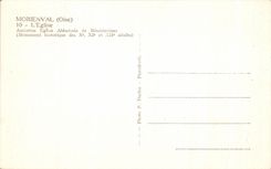 CPA Morienval la iglesia vieja de la abadia de la iglesia de Benedietines