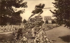 CPA Dining French cemetery on the Citadel and Monument the Militaria Attack