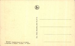 CPA Dining French cemetery on the Citadel and Monument the Militaria Attack