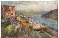 CPA Burg Schonburg put Oberwesel