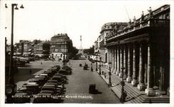 CPA Bordeaux Place De La Comedie Grand Theatre