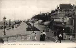 CPA Arcachon Place Thiers Et Nouvelle Promenade